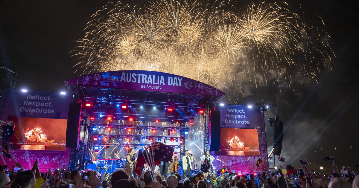 Australia Day Live at the Sydney Opera House and Circular Quay