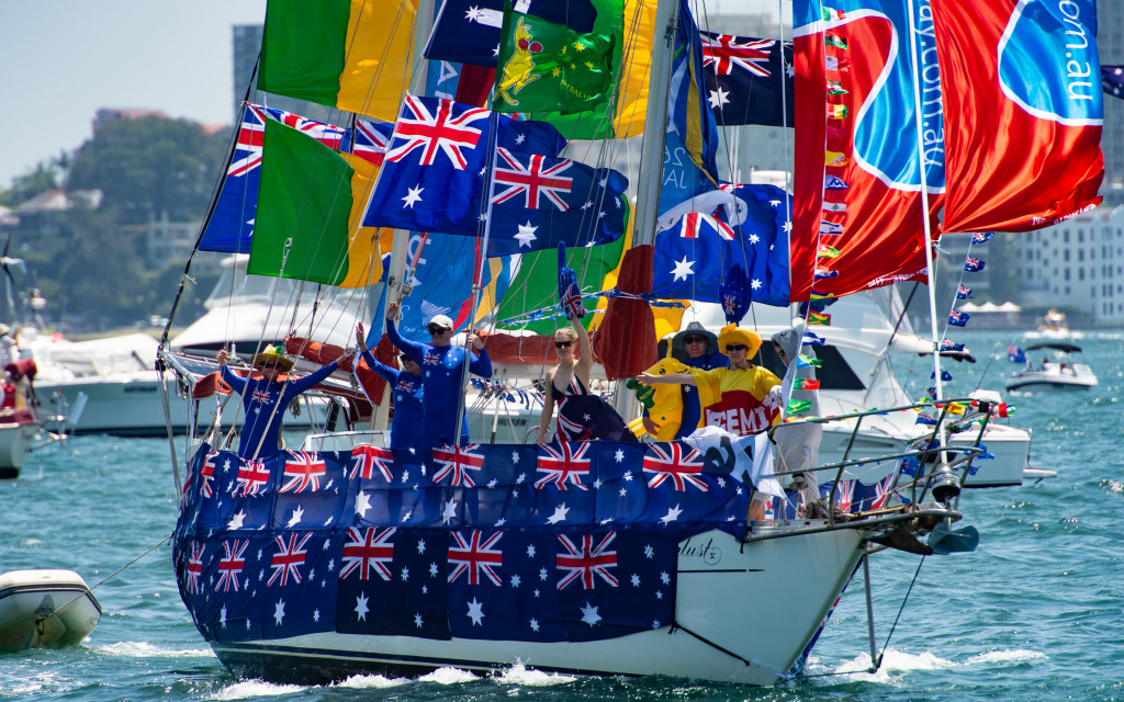 Australia Day Harbour Parade Australia Day in NSW