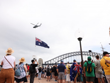 AustraliaDay 2025 Navy Chopper Harbour CREDITDestinationNSW Hanna Lassen 013482